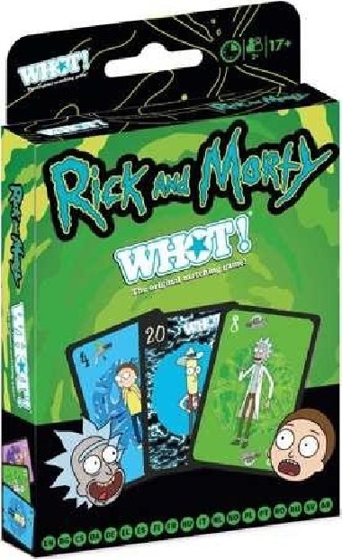 WHOT Rick and Morty CZ - karetní hra typu UNO - neuveden