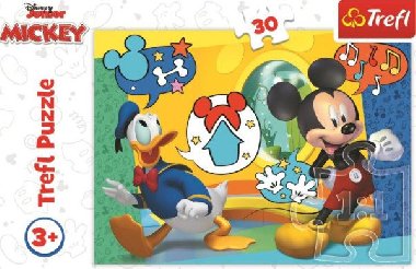 Puzzle Mickey Mouse a Kačer Donald 30 dílků