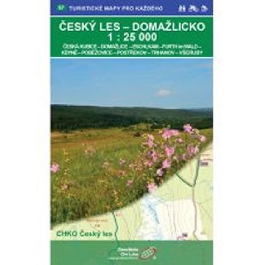 Český les Domažlicko 1:25 000 - turistická mapa - Geodézie On Line