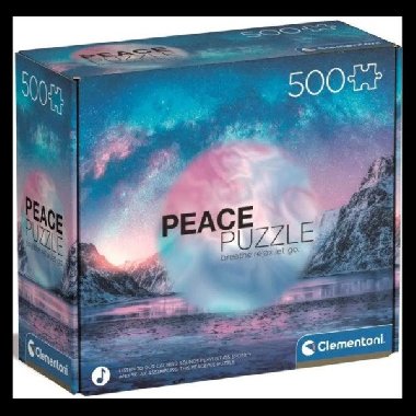 Clementoni Puzzle Peace - Light Blue 500 dílků - neuveden