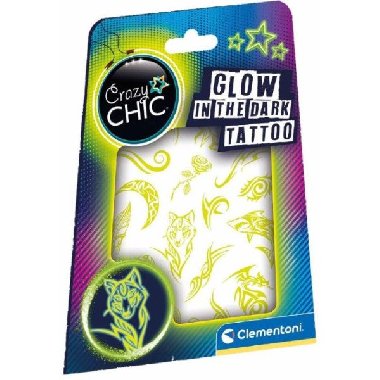 Clementoni Crazy Chic - Svítící tetování - neuveden