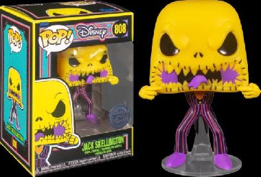 Funko POP Disney: The Nightmare Before Christmas - Scary Face Jack (BlackLight limited exclusive edition) - neuveden