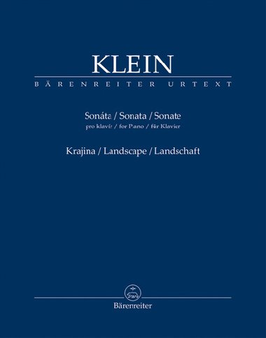 Sonáta pro klavír a Krajina - Klein Gideon