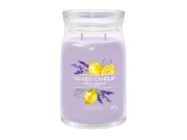 YANKEE CANDLE Lemon Lavender svíčka 567g / 5 knotů (Signature velký) - neuveden