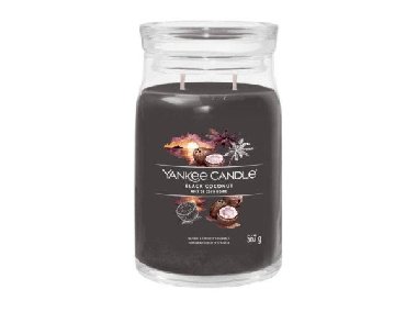 YANKEE CANDLE Black Coconut svíčka 567g / 5 knotů (Signature velký) - neuveden