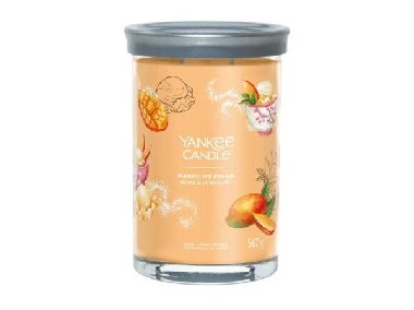 YANKEE CANDLE Mango Ice Cream svíčka 567g / 5 knotů (Signature tumbler velký ) - neuveden