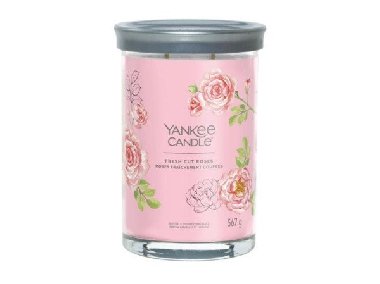 YANKEE CANDLE Fresh Cut Roses svíčka 567g / 5 knotů (Signature tumbler velký) - neuveden
