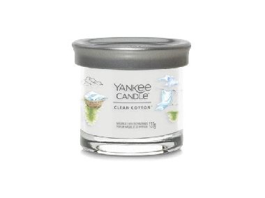 YANKEE CANDLE Clean Cotton svíčka 121g (Signature tumbler malý ) - neuveden
