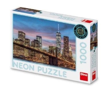 Neon puzzle New York 1000