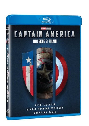 Captain America - kolekce 1.-3. (3 Blu-ray) - neuveden