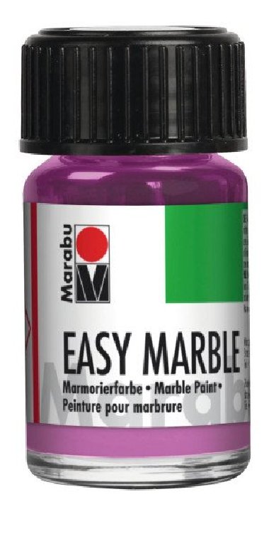 Marabu Mramorovací barva 15 ml - fialovo růžová - neuveden