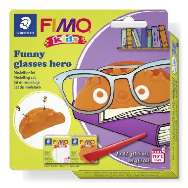 FIMO sada kids Funny - Hrdina s brýlemi - neuveden, neuveden