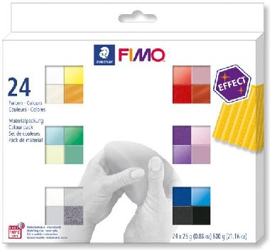 FIMO sada 24 barev x 25 g - Efekt - neuveden, neuveden