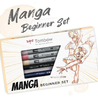 Tombow Manga Beginner Set / Manga kreativní sada pro začátečníky - neuveden