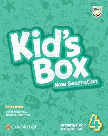 Kid´s Box New Generation 4 Activity Book with Digital Pack British English - Nixon Caroline, Tomlinson Michael