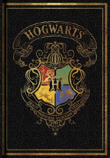Harry Potter Zápisník - Colourful černý - neuveden