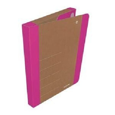 Donau Box na spisy Life A4 karton - neonově růžový - neuveden, neuveden