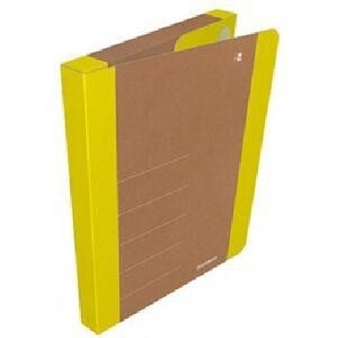 Donau Box na spisy Life A4 karton - neonově žlutý - neuveden, neuveden