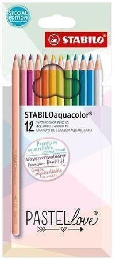 STABILO Aquacolor pastelky 12 ks - neuveden