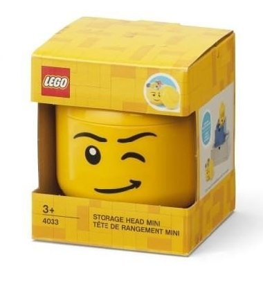 LEGO úložná hlava (mini) - mrkající chlapec - neuveden