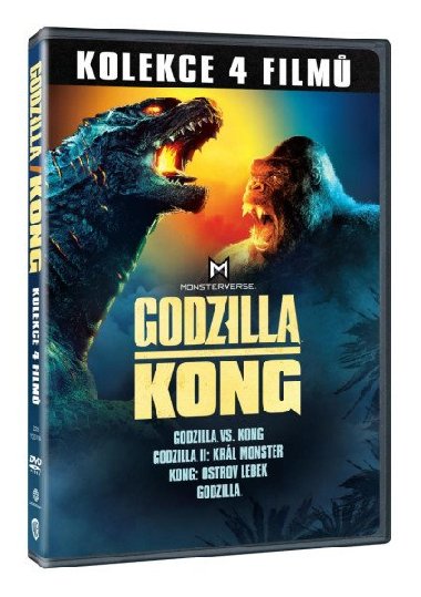 Godzilla a Kong kolekce (4DVD) - neuveden
