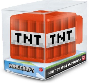 Minecraft Hrnek 3D - TNT Box 440 ml - neuveden