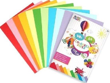 Basic Craft Sada barevných papírů A4 / 40 listů, 110g - neuveden