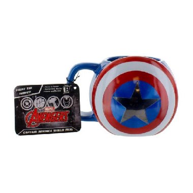 Marvel Avengers Hrnek - Kapitán Amerika Shield 300 ml - neuveden