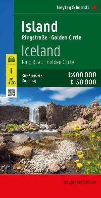 Island 1:400 000 / 1:150 000 automapa Freytag a Berndt - Freytag a Berndt
