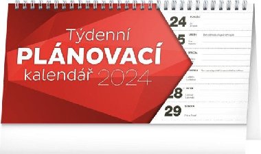 Týdenní plánovací 2024 - stolní kalendář - Presco