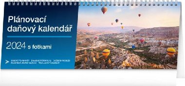 Plánovací daňový kalendář s fotkami 2024 - stolní kalendář