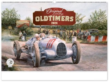 Oldtimers 2024 - nástěnný kalendář