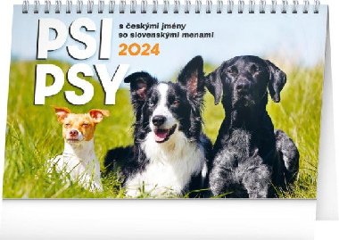 Psi/Psy CZ/SK 2024 - stolní kalendář