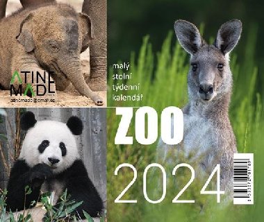 Kalendář 2024 Zoo, stolní, týdenní, 150 X 130 mm - neuveden