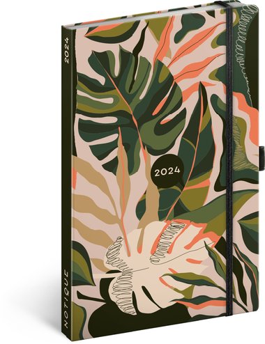 Diář 2024: Džungle - týdenní, 13 × 21 cm - neuveden