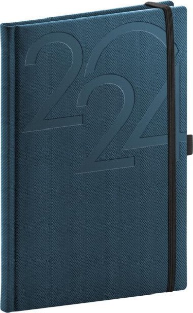 Diář 2024: Ajax - modrý, týdenní, 15 × 21 cm - neuveden