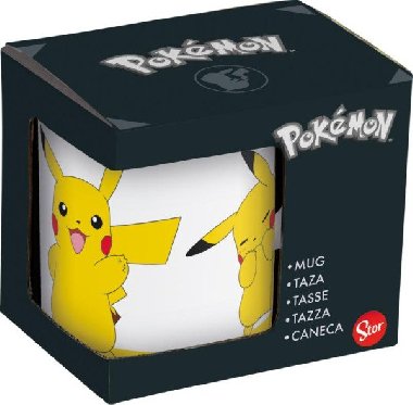 Pokémon Hrnek keramický - Pikachu pózy 315 ml - neuveden