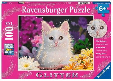 Ravensburger Puzzle - Kočka 100 dílků, třpytivé - neuveden