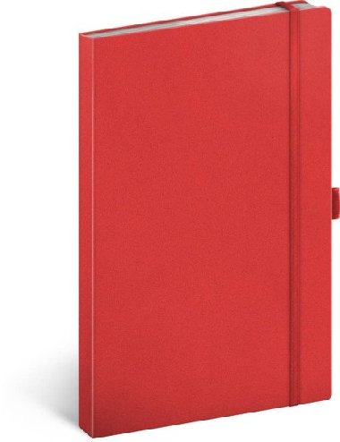 Notes Červený, tečkovaný, 13 × 21 cm - neuveden
