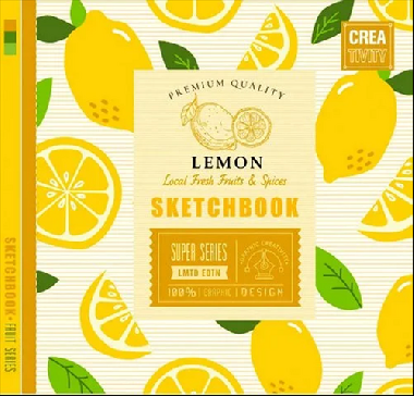 Sketchbook LEMON 20 x 20 cm - Ditipo