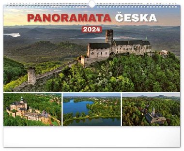 Panoramata Česka 2024 - nástěnný kalendář - Presco