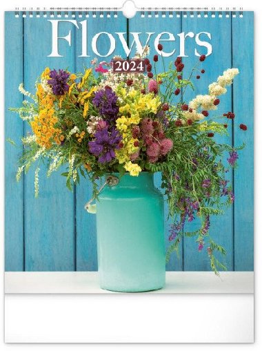 Květiny 2024 - nástěnný kalendář - Presco