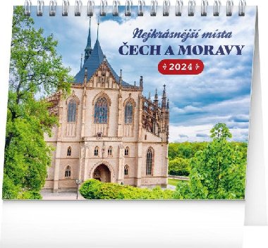 Nejkrásnější místa Čech 2024 - stolní kalendář - Presco