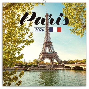 Paříž 2024 - nástěnný kalendář