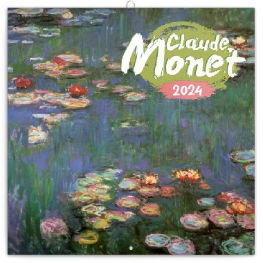 Kalendář 2024 poznámkový: Claude Monet, 30 × 30 cm - neuveden