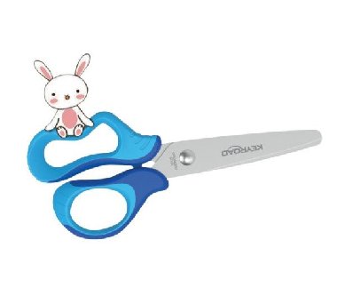 Keyroad Dětské nůžky Soft 12,5 cm - modré - neuveden