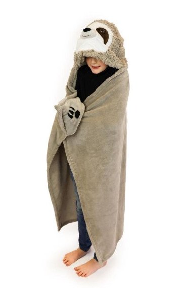 Cozy Noxxiez deka s kapucí a kapsami - Lenochod - neuveden
