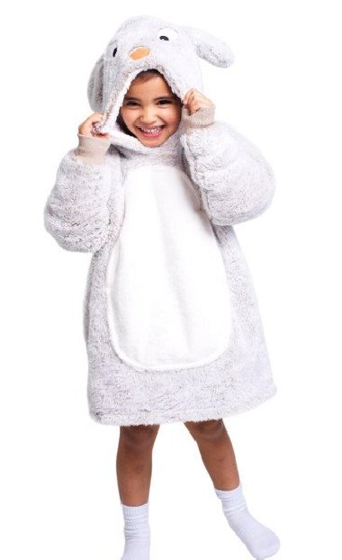 Cozy Noxxiez mikinová deka pro děti 3-6 let - Králík - neuveden