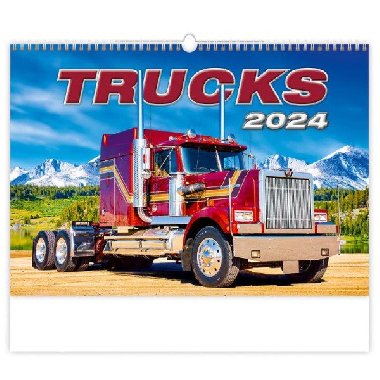 Kalendář nástěnný 2024 - Trucks - Helma