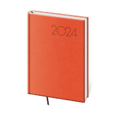 Diář 2024 denní A5 Print Pop - oranžová - Helma